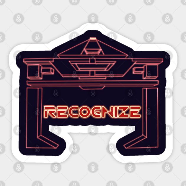 Recognize! Sticker by DistractedGeek